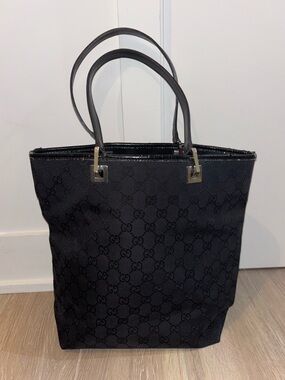 Monogram Canvas Small Bucket Tote Bag